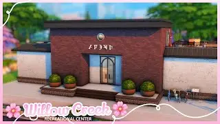 🌸Willow Creek Rec Center🌸 | Building a rec center without Growing Together in The Sims 4