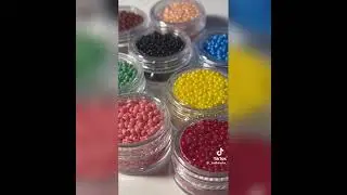 Бисерный АСМР из ТТ🌮 #handmade #бисер #асмр #бисероплетение #tiktok #beads #jewelry