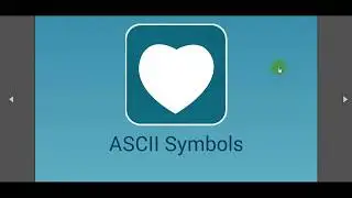 ASCII Text Symbols   Top Android App free Download