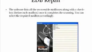 How EDB repair software works?