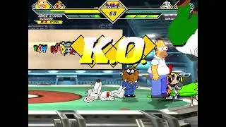 MUGEN: Homer Simpson & Powerpuff girls Vs. Peter Griffin, Danger mouse, Kermit & Lincoln Loud