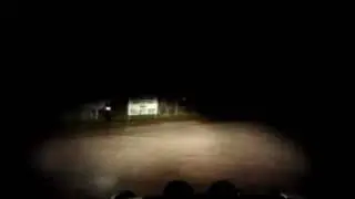 IPF Headlight Test on a dark road.