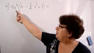 Polynomial. Reduction of a polynomial to standard form.