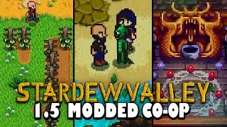 Stardew Valley Modded Co-op 1.5 - Vineyard Grapes, Fish Folk and the Wizard's New Basement [Ep 2]