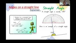 reflex angles and angles on a straight line