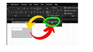 how to merge cells in excel | merge cells in excel