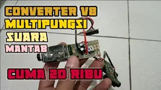 cara membuat converter pasif dan aktif V8  cuman 20 Ribu rupiah