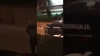 Breaking quarantine rules in Serbia