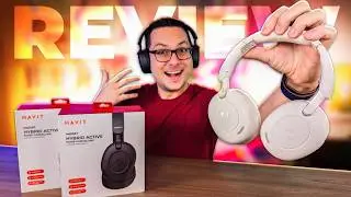BATERIA (quase) INFINITA e CANCELAMENTO de RUÍDO por um PREÇO BAIXO! Review HAVIT H655BT!”