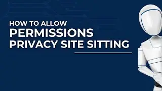 How to allow Permissions Privacy site setting