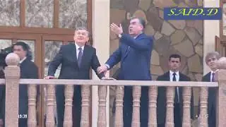 ПРЕЗИДЕНТЫ УЗБЕКИСТАНА И ТАДЖИКИСТАНА  ОТДЫХАЮТ В ВАРЗАБЕ. HD