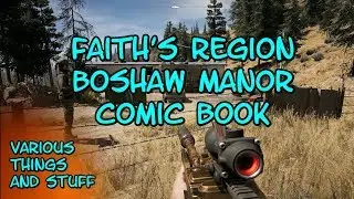 Far Cry 5 Faith's Region Boshaw Manor Comic Book