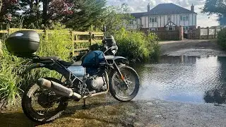 PERFECT SUNDAY RIDE ON MY ROYAL ENFIELD HIMALAYAN - country road, green lane, off road etc
