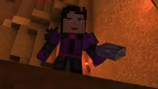 Minecraft Story Mode Jesse vs White Pumpkin (Cassie Rose)