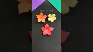 Easy Paper flowers | How to make paper flowers | Flower Making | DIY Flower