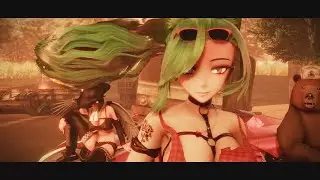 【(Saki's) Motion DL】 [東方MMD] 侵蝕 with Ponytail Neko Yuukarin and Grooving Saki! （風見幽香）