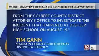 Update on Deshler High Incident Investigation | Sept. 10, 2025 | News 19 at 5 p.m.