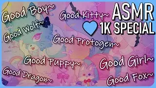 Furry ASMR 💙 Boyfriend calls you a Good.. Everything! [Affirmations][Headpats][Kisses]