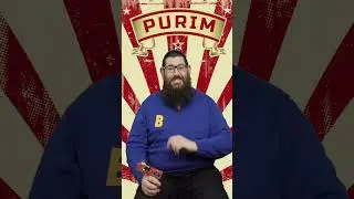 Rabbi B Purim Greeting (Upside Down Face)