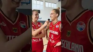 #MiniMic Aktion mit Emily & Leonie 🎤 #koerbefuerd #daretodream #eurobasketwomen