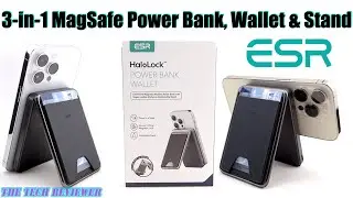 MagSafe Power Bank? Wallet? Stand? ESR's HaloLock Power Bank Wallet is all 3...and it's outstanding!