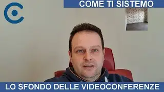 Lo sfondo delle videoconferenze