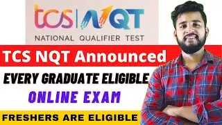 🔴 TCS NQT 2021 ANNOUNCED | TCS NQT 2021 | TCS NQT 