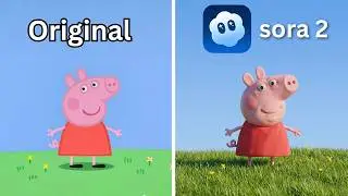 Sora 2 Remake iconic Scenes From Peppa Pig But Realistic