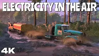 Electricity In The Air Contract - SnowRunner Season 12: Public Energy | PS5 4K 60FPS
