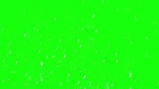 Snow it is snowing green screen
