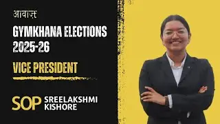 SOAPBOX || Sreelekshmi Kishore || Candidate Vice President || 2025-26