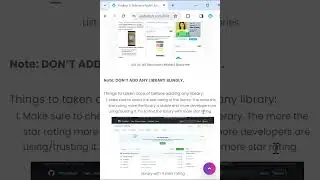 Finding and Selecting RIGHT Library for Android Project #android #shorts #androidstudio