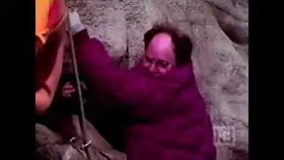 Kramer and George go rock climbing | Seinfeld