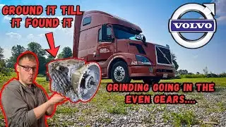 Volvo I-Shift Transmission Removal, Inspection and...CRAP! That's not good. This gonna be expensive!