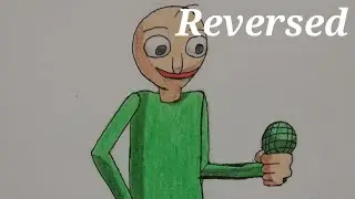 Drawing Baldi in Reverse | Friday Night Funkin