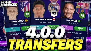 NEW SQUADS AND RATINGS IN UPDATE 4.0.0 OF SOCCER MANAGER 2024