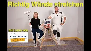 Wände richtig streichen 👨🏼‍🎨