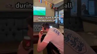 Escaping from the office to watch EUROs at the pub #euro2024 #meetings #shorts
