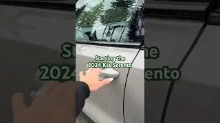 Starting the 2024 Kia Sorento #kiasorento #sorento #asmr #carasmr #startthecar #shorts