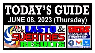 TODAY'S GUIDE JUNE 08, 2023 (THURSDAY)