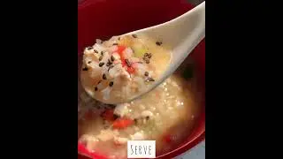 Mixed Vegetable Chicken Congee