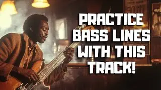 Blues Backing Track for Bass - E Minor | No Bass Play Along Jam (Practice Improvisation)