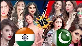 50 Most Beautiful Indian 🇮🇳 actresses VS Pakistani Actresses