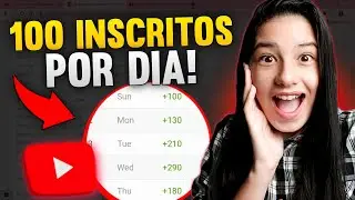 ✅[GARANTIDO] COMO CONSEGUIR +100 INSCRITOS POR DIA NO YOUTUBE DE GRAÇA!