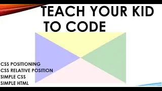 CSS POSITIONING - RELATIVE - FOR KIDS