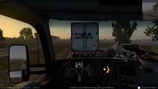 American Truck Simulator 12V71T engine mod I-5 California cruise.