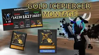 Gold Icepiercer montage ( MM2 roblox)