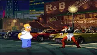 Chrigar Mugen: Homer Simpson vs Iori Yagami