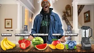 I BLENDED EVERY FRUIT TOGETHER AND THIS HAPPENED😱***WAS IT NASTY?**