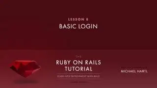 Ruby on Rails Tutorial full sample lesson (Rails 5)